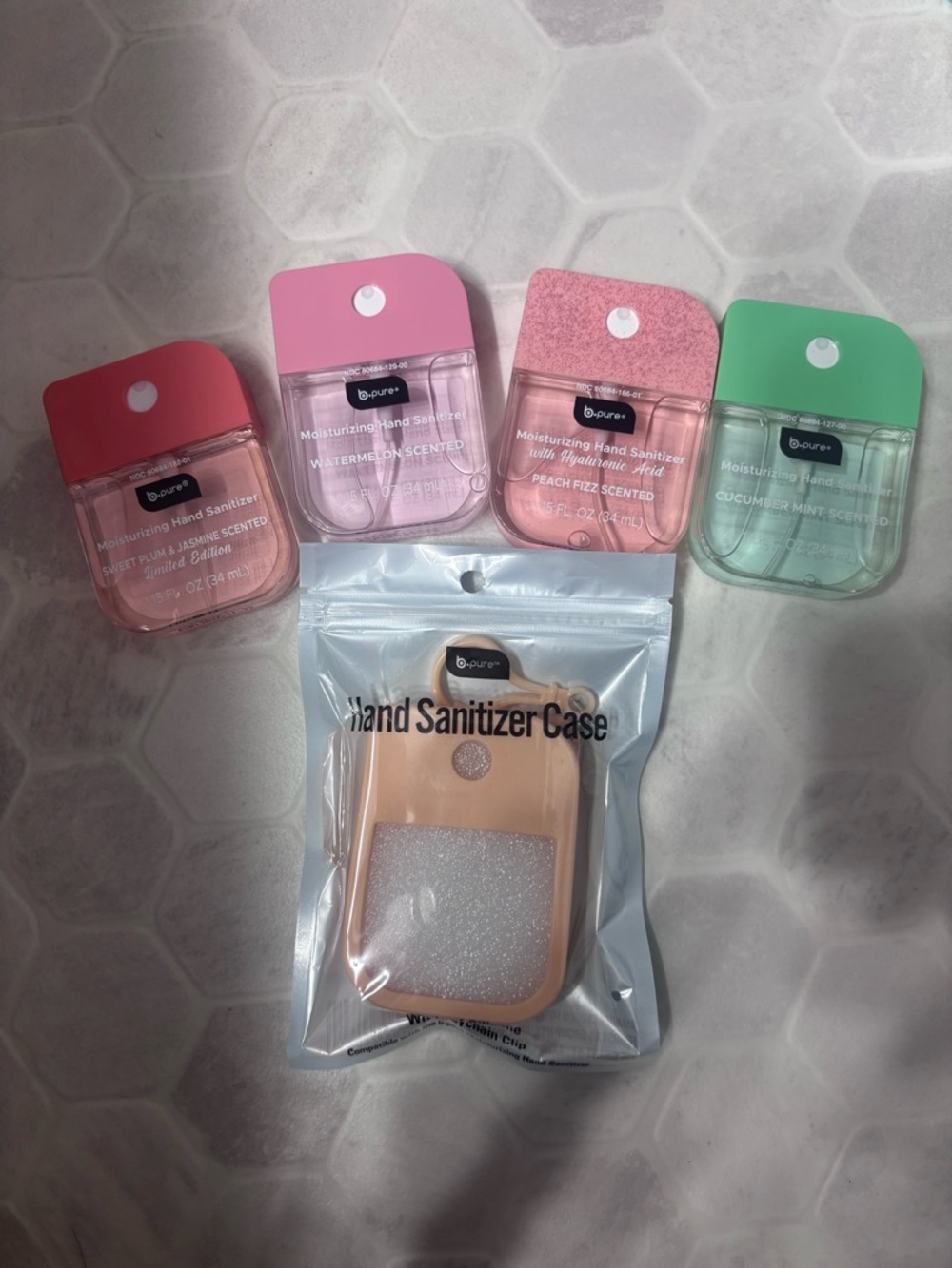 B.Pure Hand Sanitizer And Case
